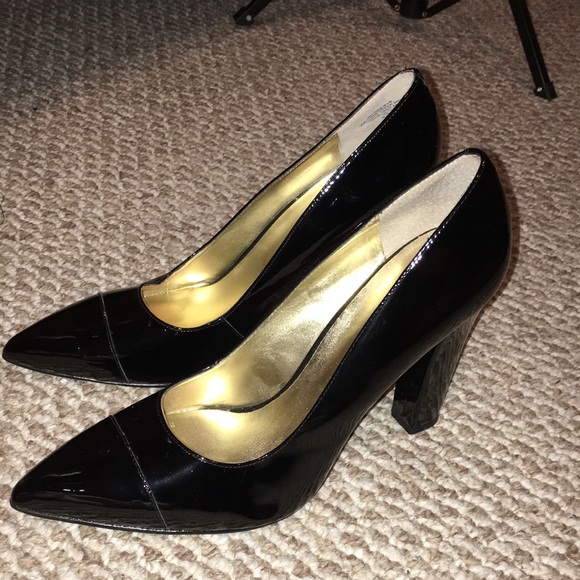 Nine west black patent NWT PUMPS - Picture 2 of 7